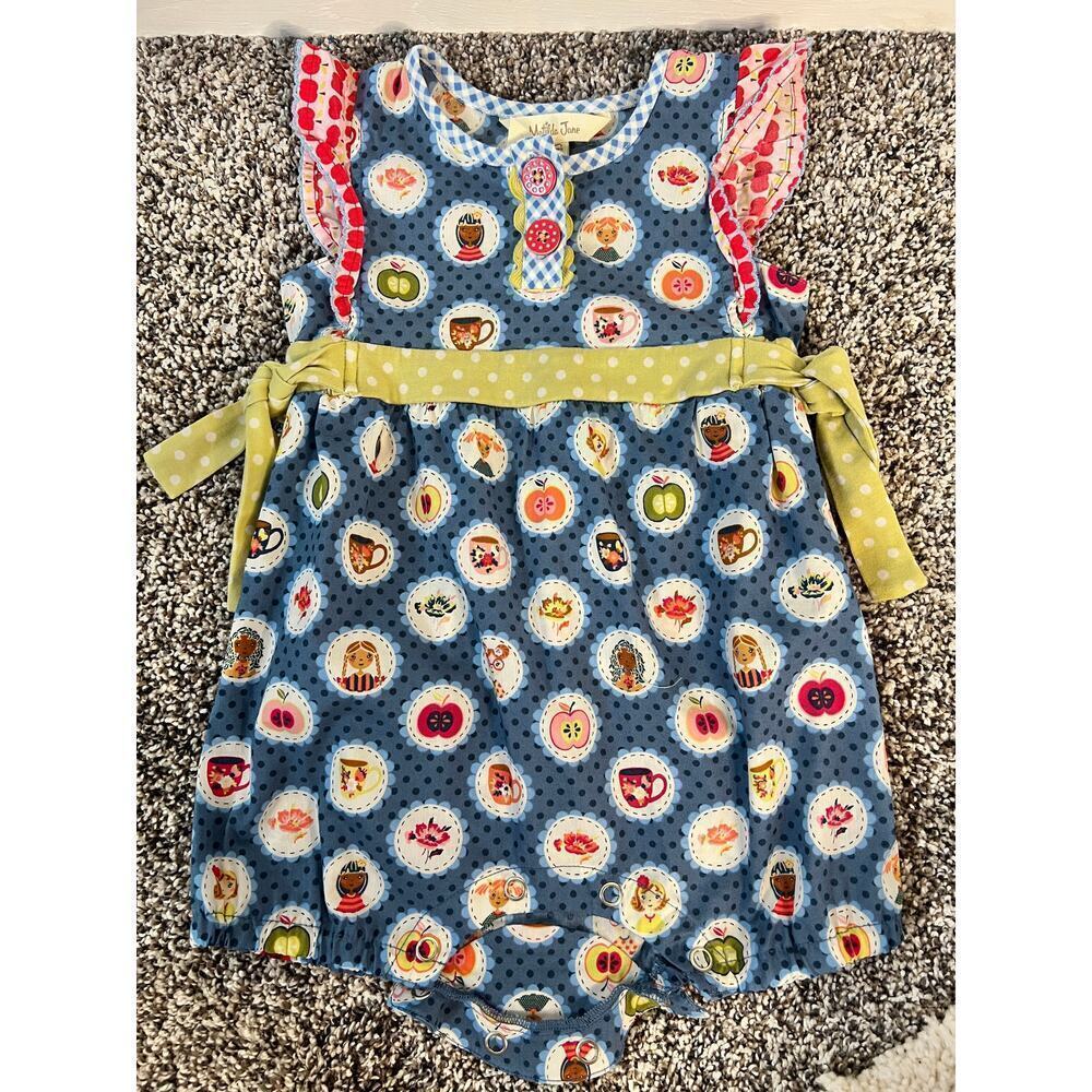 Matilda Jane adventure begins teacher's pet romper outfit size 6-12m